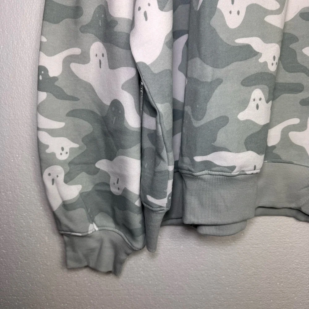 Mighty Fine Juniors Ghost Camo Sweatshirt size 2XL NWT - Picture 2 of 5